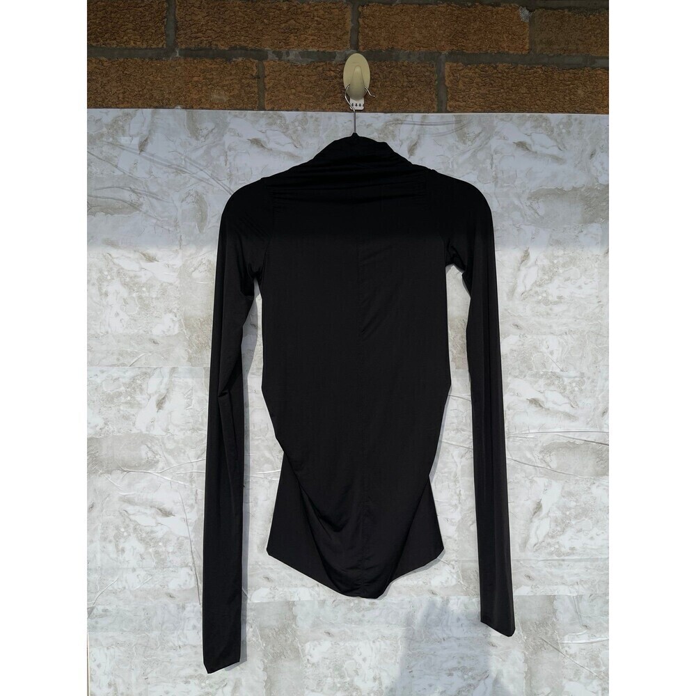 RICK OWENS Cutout ruched stretch-jersey top size 36/6 - Picture 8 of 9